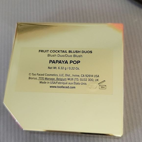 Too Faced Fruit Cocktail Blush Duo - Papaya Pop (Sold Out Online) - Picture 7 of 8